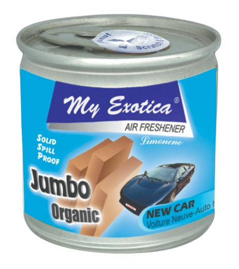Exotica Jumbo Organic New Car Air Freshener