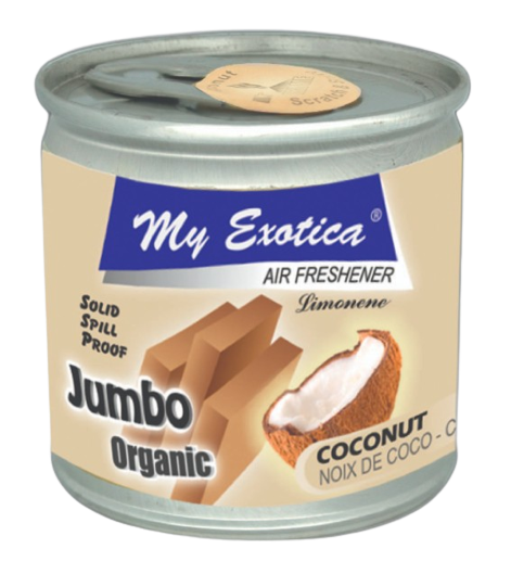 Exotica Jumbo Organic Coconut Air Freshener
