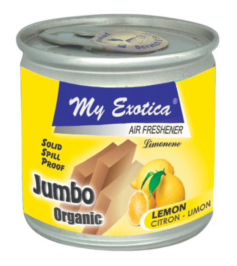 Exotica Jumbo Organic Lemon Air Freshener