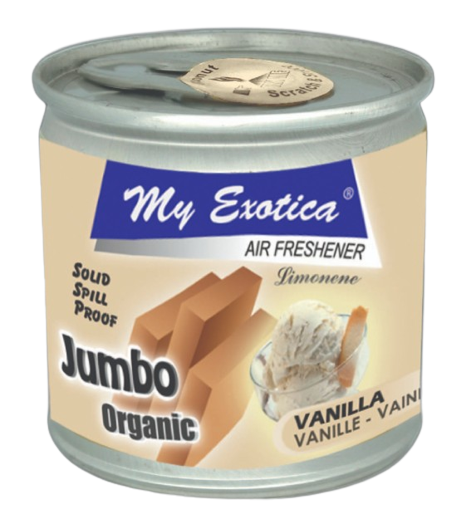 Exotica Jumbo Organic Vanilla Air Freshener